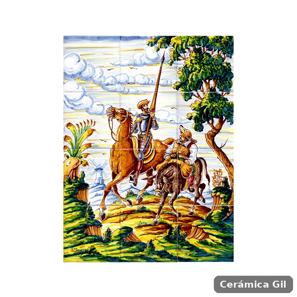 Cuadro Azulejos Quijote 40×60cm